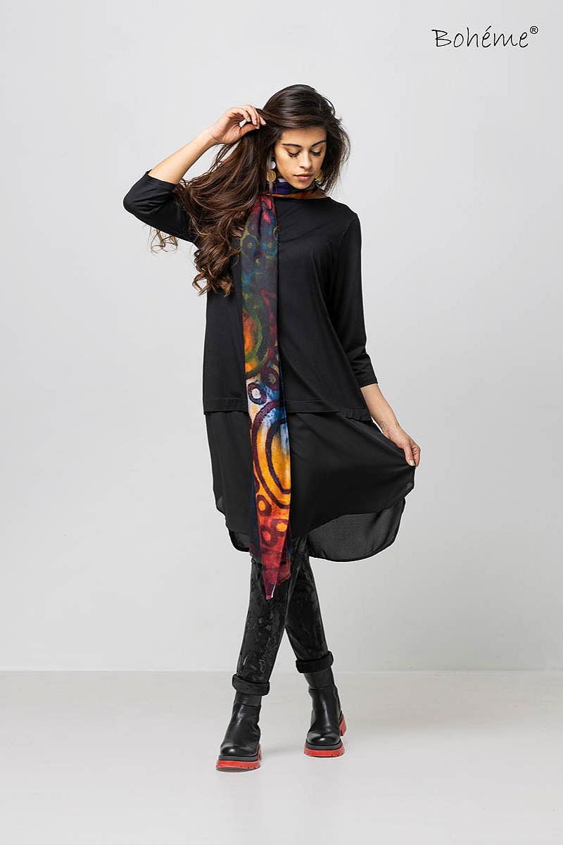 Tunic long + chiffon