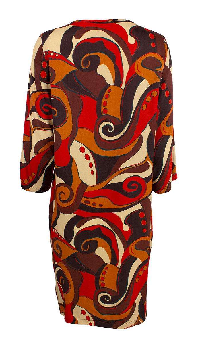 Dress satin print