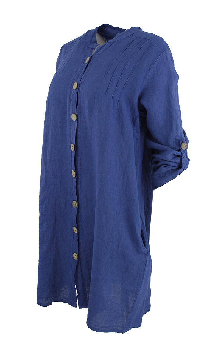 Shirt long linen
