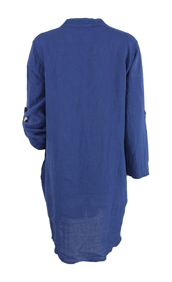Shirt long linen