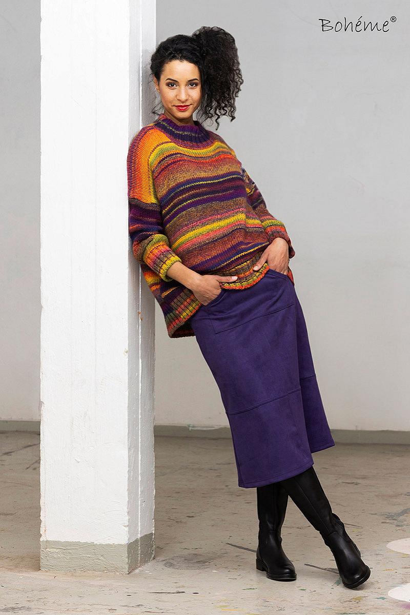 Pullover high neck