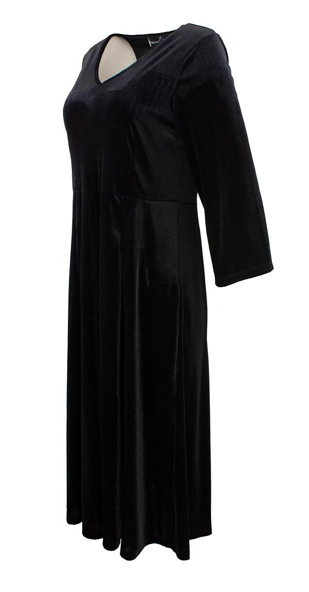 Dress long velvet