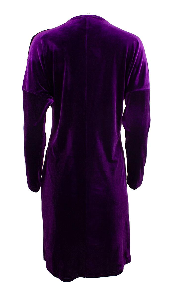 Dress 3/4 pleats velvet