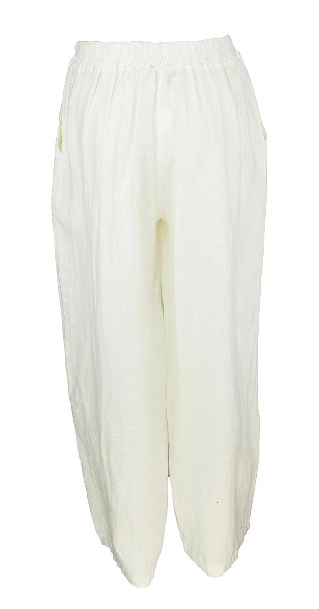 Pants straight heavy linnen