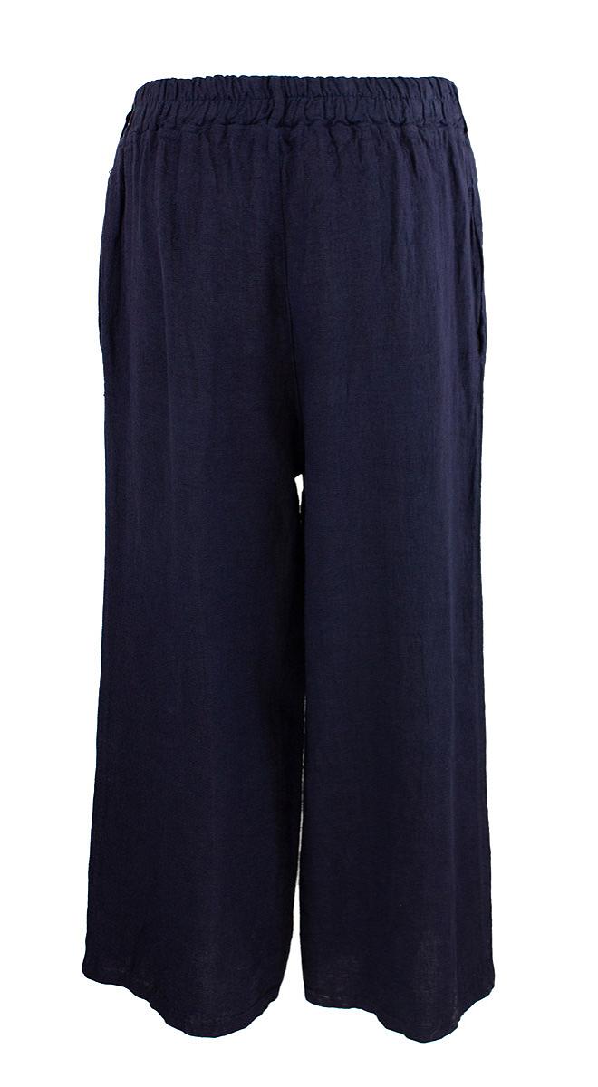 Pants straight heavy linnen