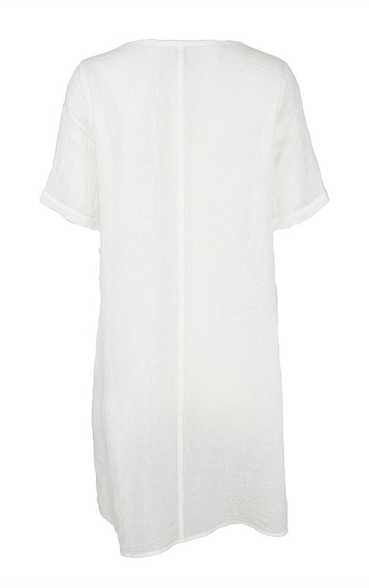 Dress short s.s. pleats