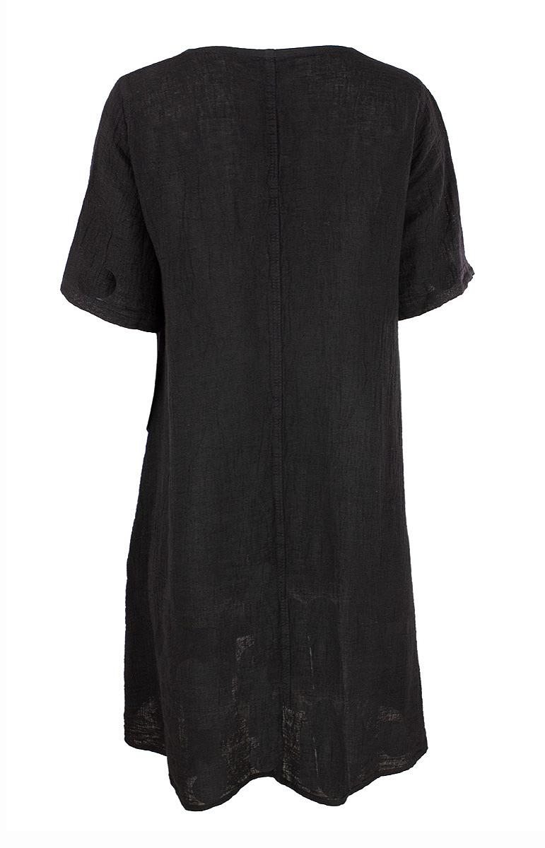 Dress short s.s. pleats
