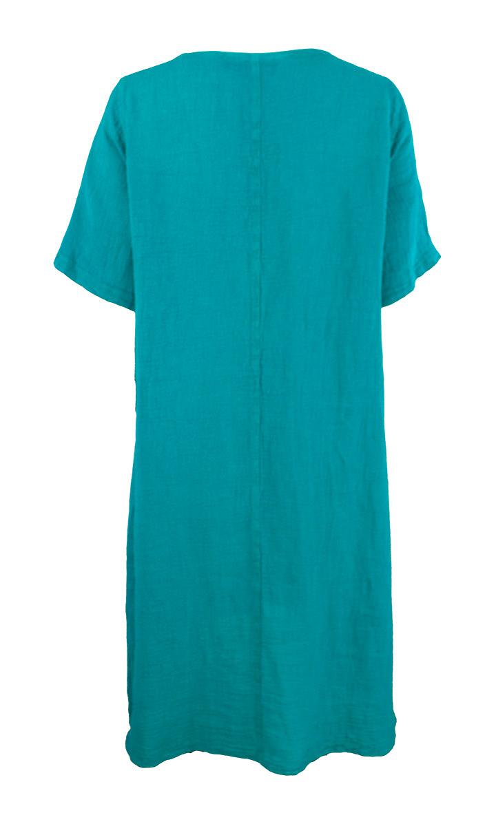 Dress short s.s. pleats