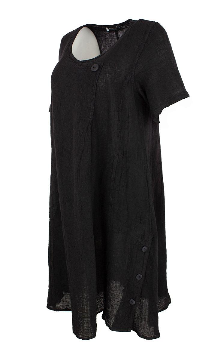 Dress short s.s. button