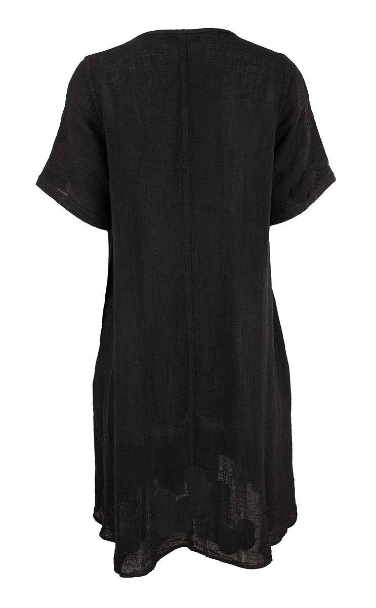 Dress short s.s. button