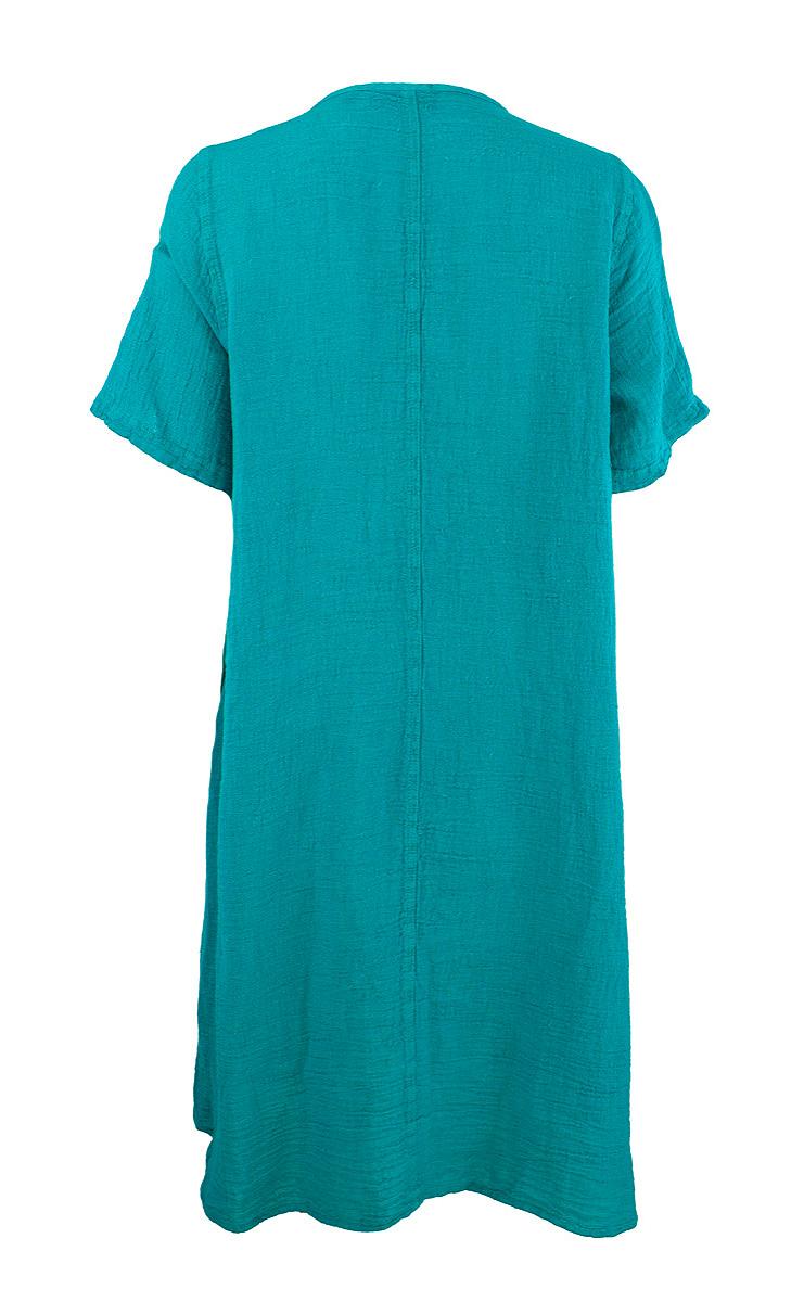Dress short s.s. button