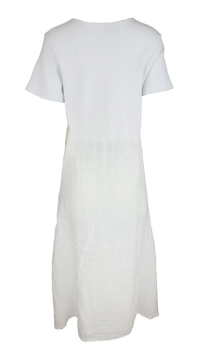 Dress long s.s. cotton rib