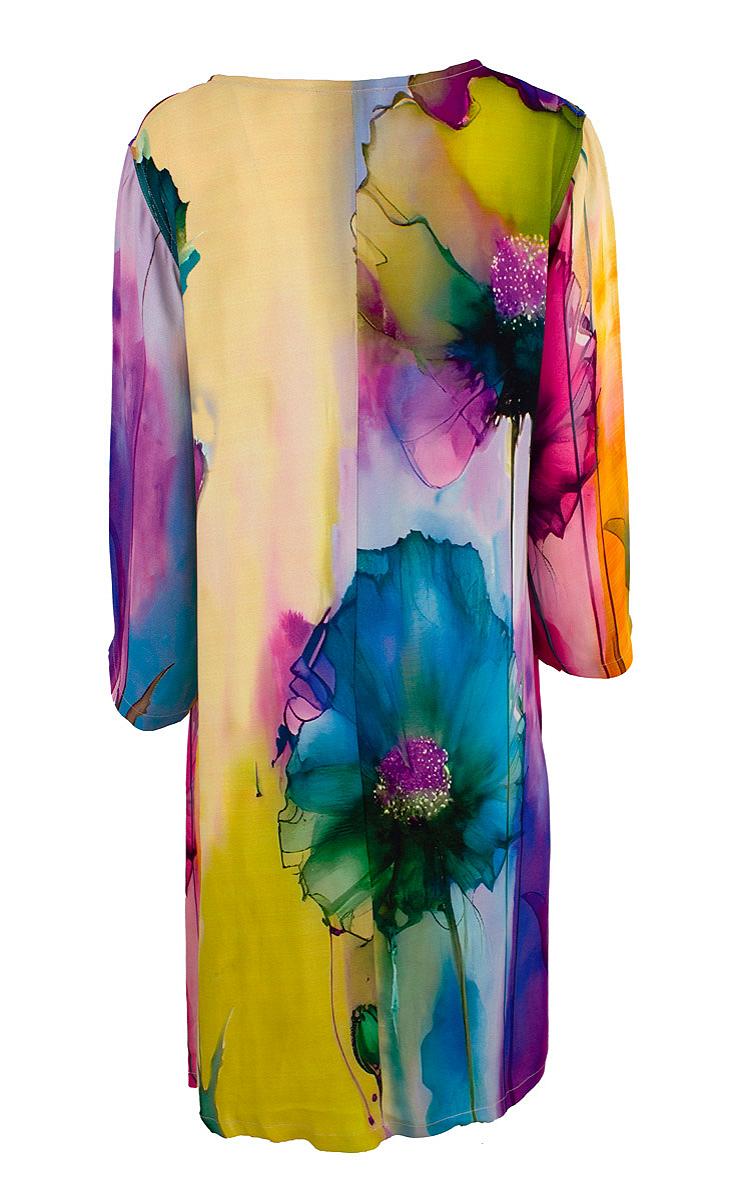 Dress short satin