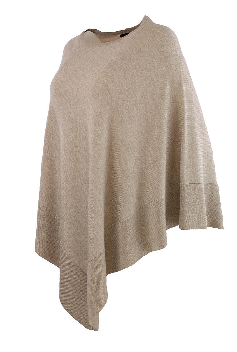 Poncho rund hals