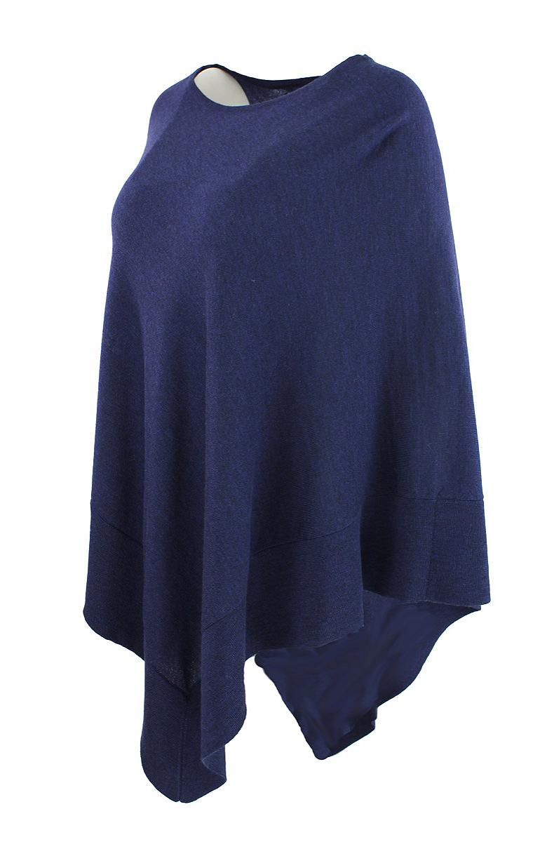 Poncho rund hals