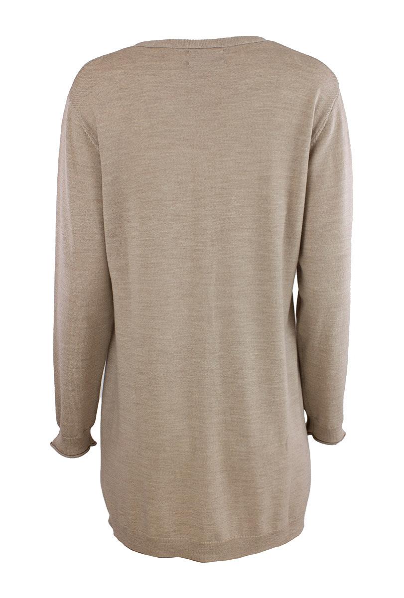 Cardigan lang V-hals