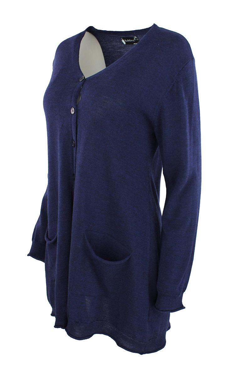 Cardigan lang V-hals