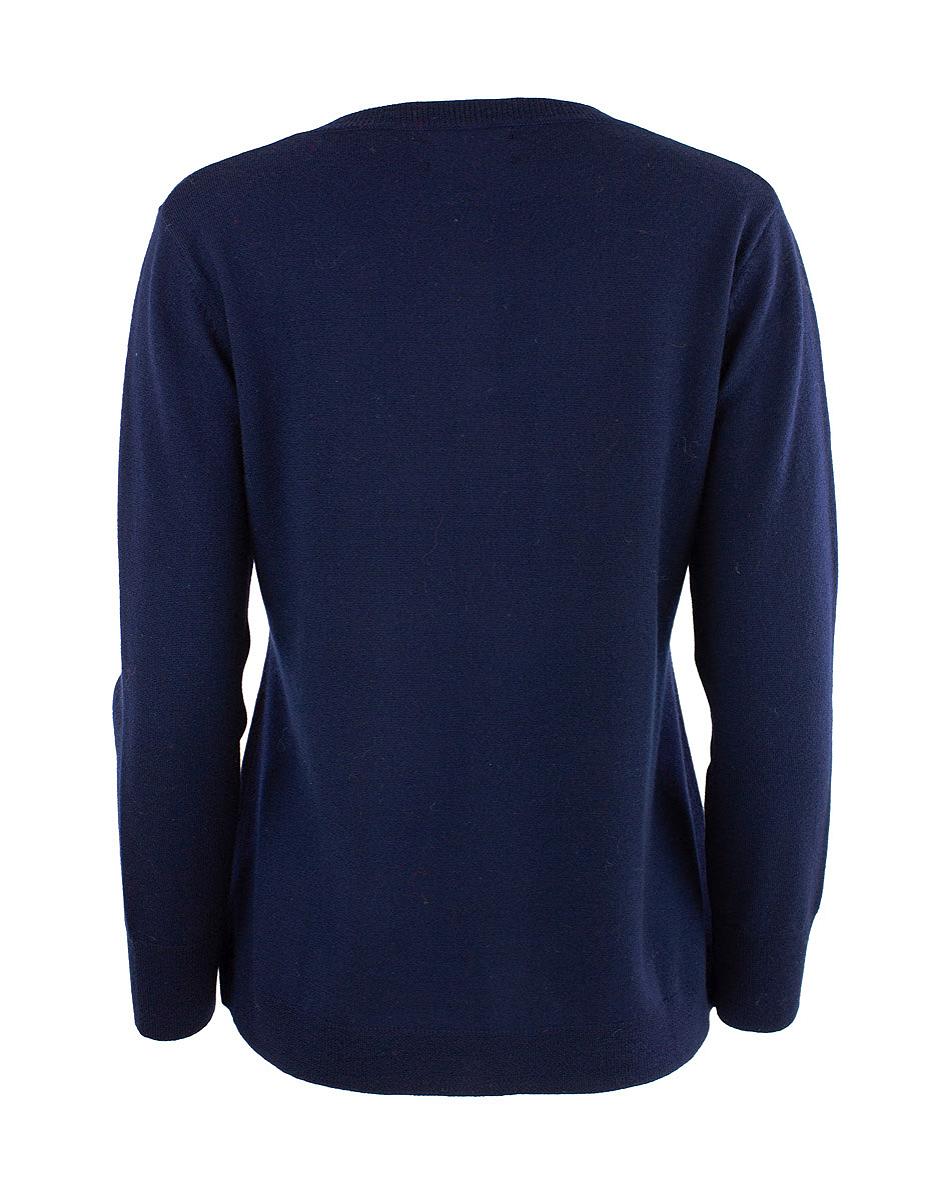 Cardigan kort rund hals