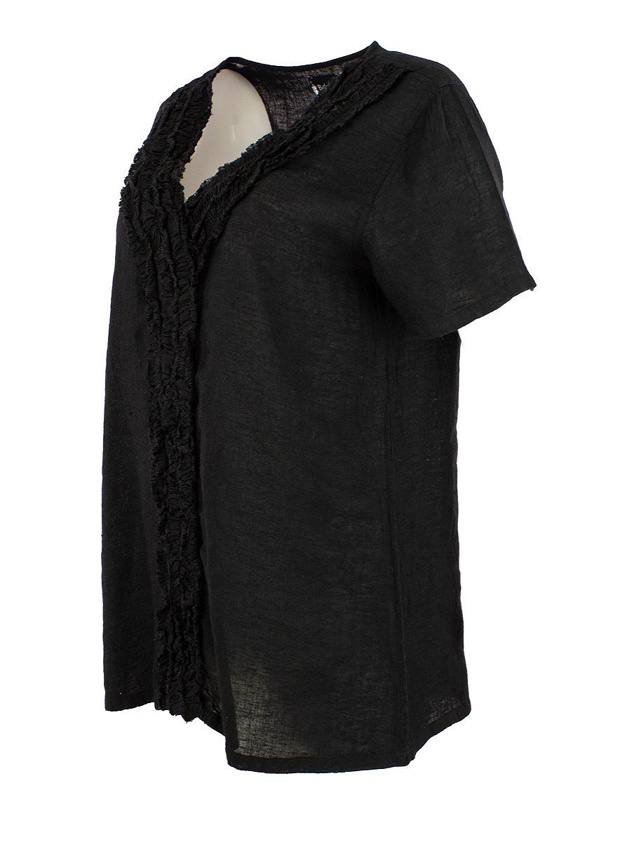Top V-hals frynser