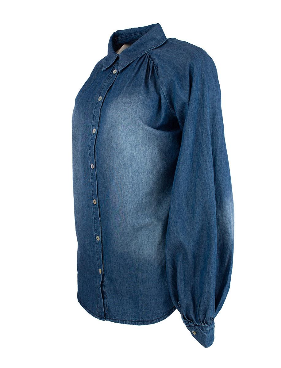 Skjorte ledig chambray