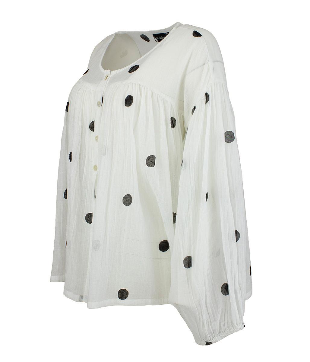 Bluse prikket voil