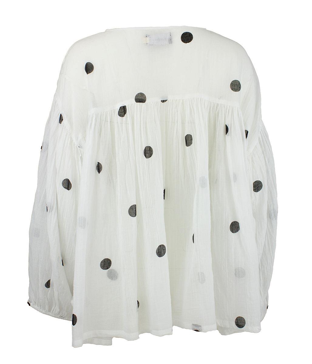 Bluse prikket voil