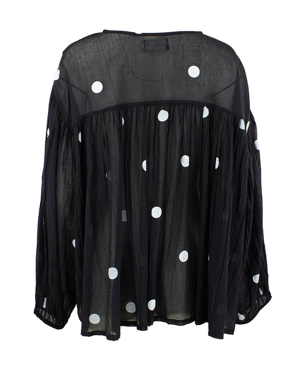 Bluse prikket voil