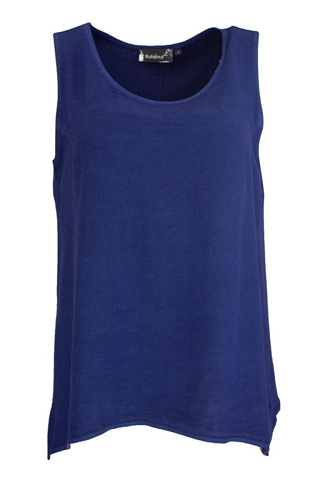 Singlet kort sateng