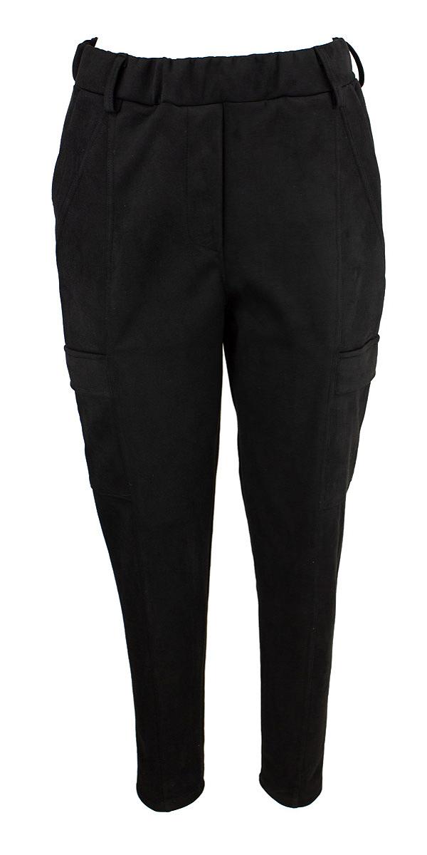 Pants cargo suede