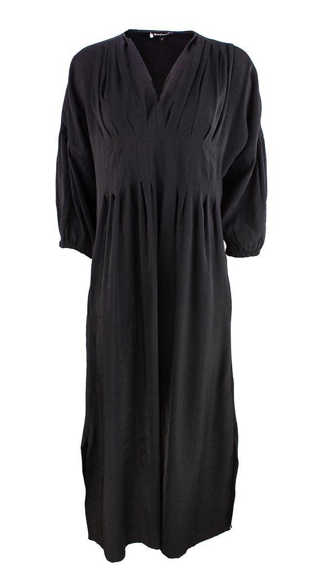 Dress front pleat