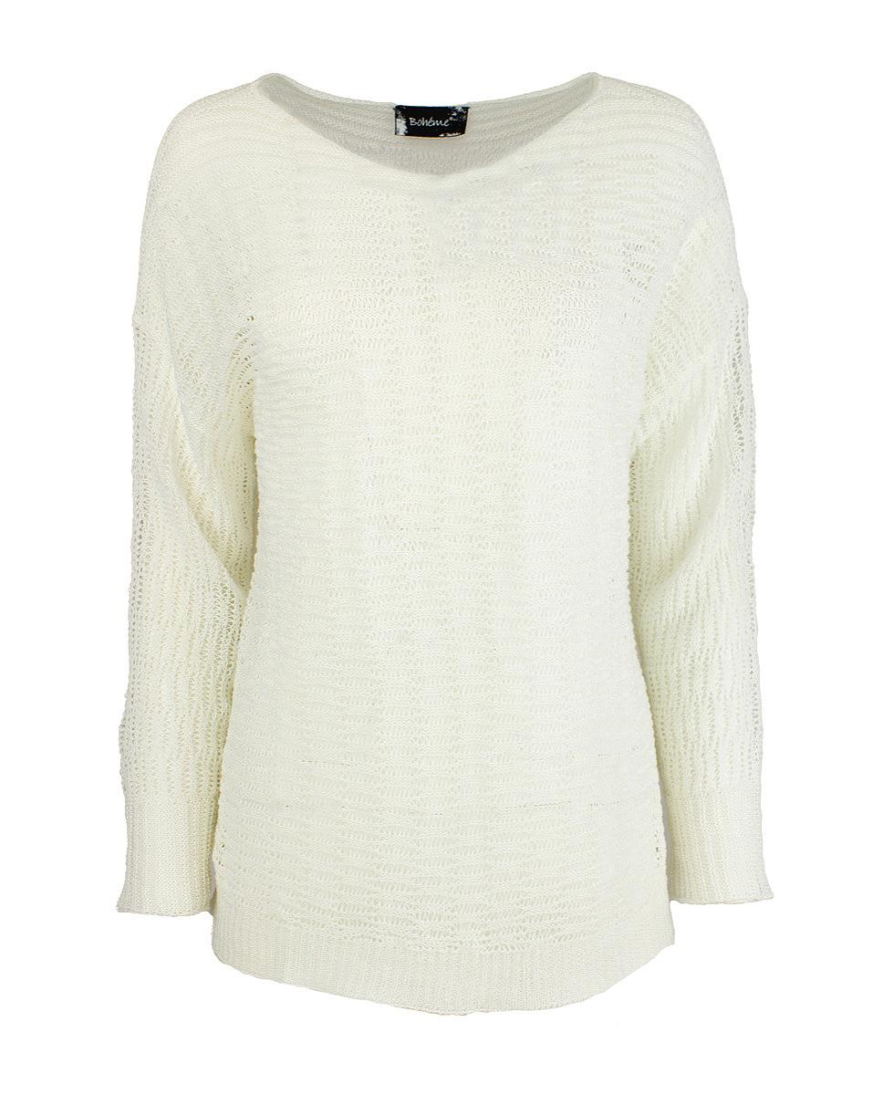 Pullover s.s. round neck jaq.
