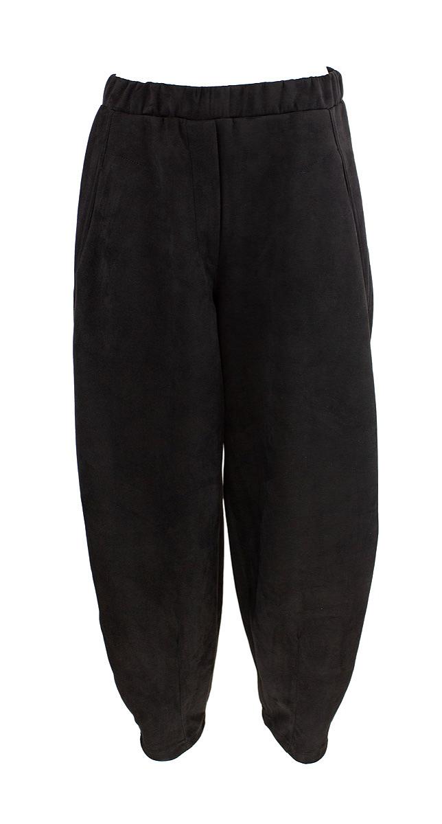 Pants loose suede