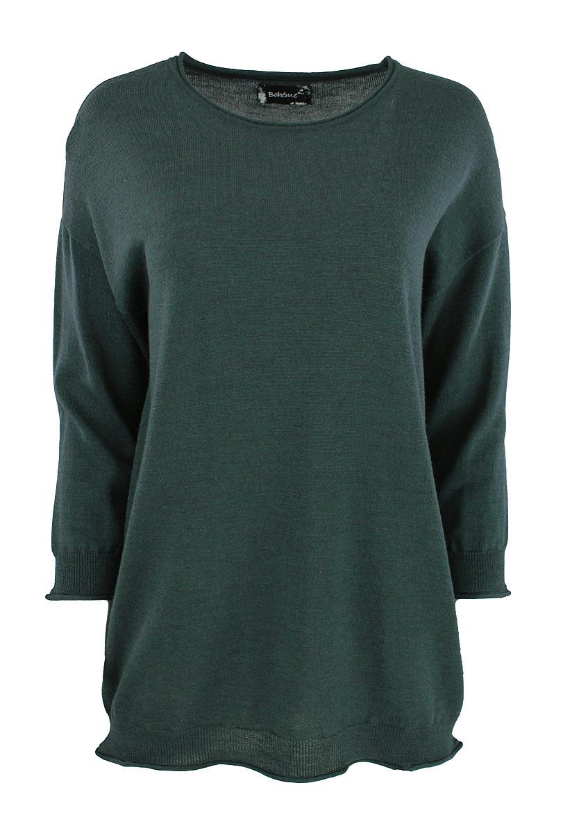 Pullover loose round neck
