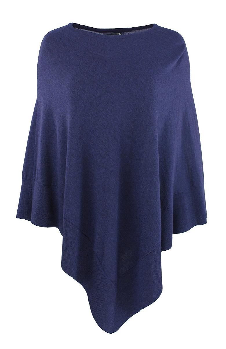Poncho rund hals