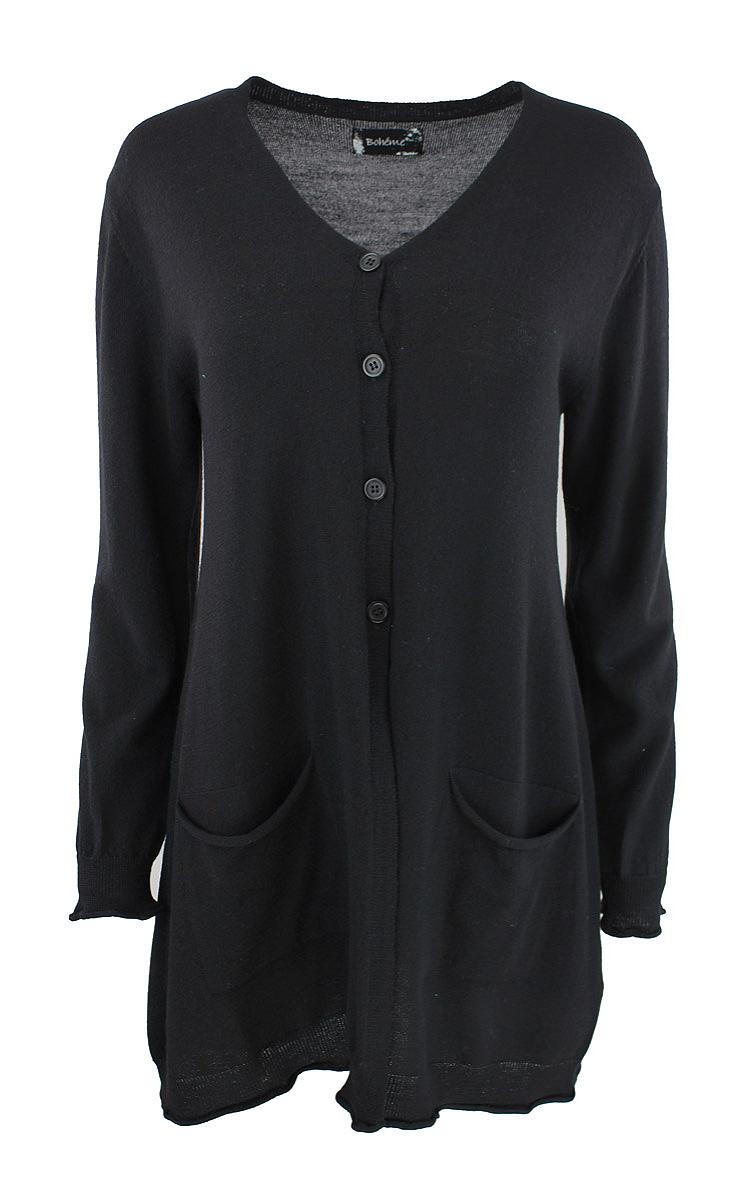 Cardigan lang V-hals