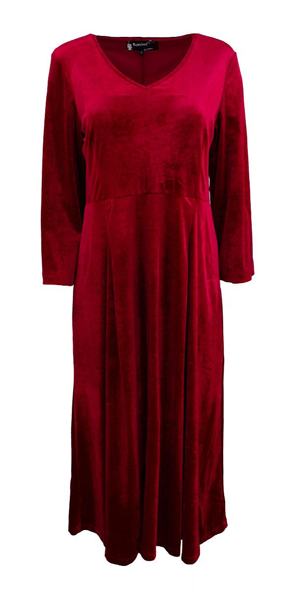 Dress long velvet