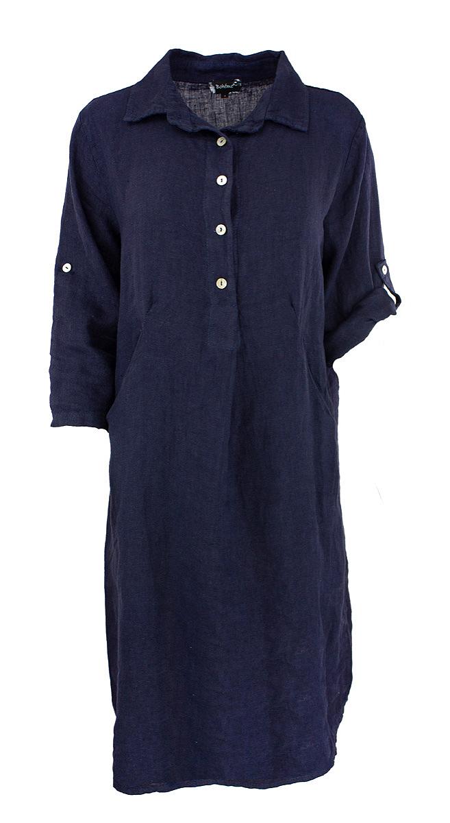 Dress 3/4 heavy linnen
