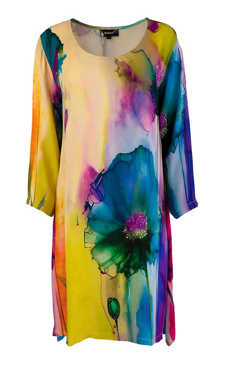 Dress short satin