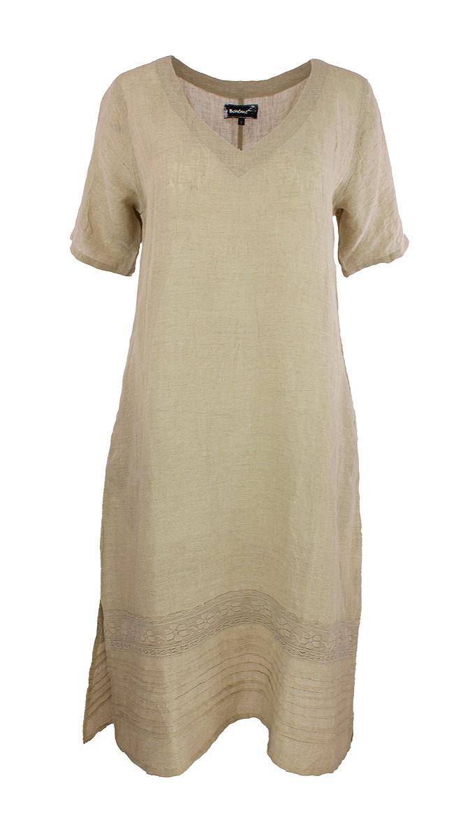 Dress s.s. 3/4 long lace