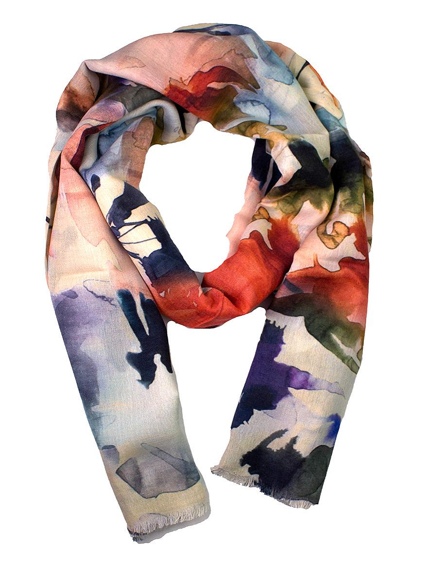 Scarf flower 70x180