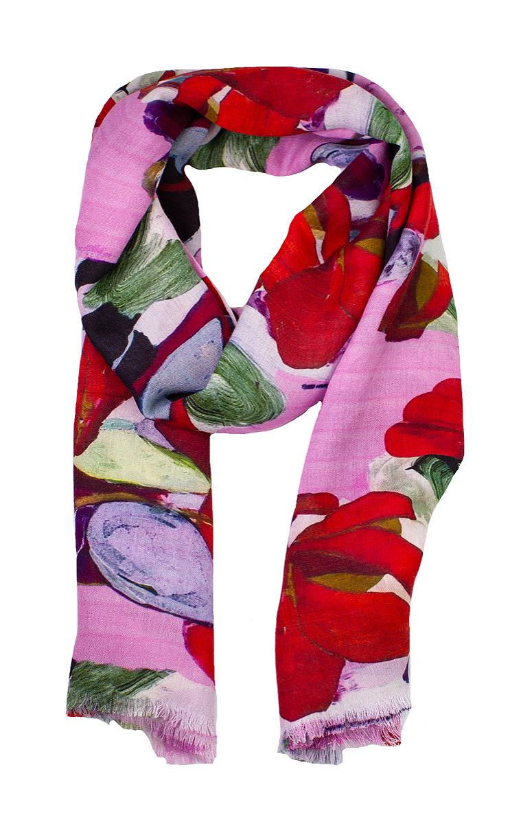 Skjerf blomst 70x180